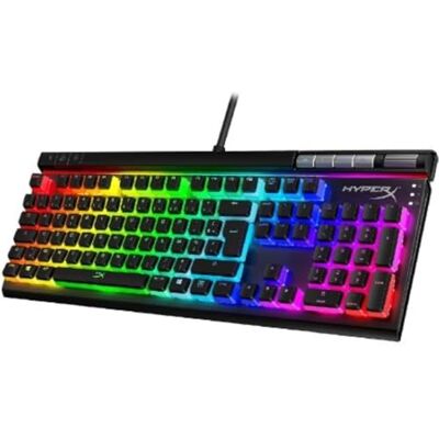 HyperX Legering Elite 2 Mechanisch Gaming-toetsenbord, Rood, Franse lay-out HyperX Legering Elite 2 Mechanisch Gaming-toetsenbord, Rood, Franse lay-out