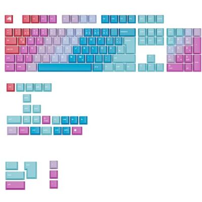 GLORIOUS GPBT Daydream Keycaps Duitse QWERTZ Formaat 135 Stuks Gradient PBT Polymeer No-Fade Sublimatie, Custom Mechanisch Toetsenbord 100% 75% 65% 60% Compatibel, Windows MacOS GLORIOUS GPBT Daydream Keycaps Duitse QWERTZ Formaat 135 Stuks Gradient PBT Polymeer No-Fade Sublimatie, Custom Mechanisch Toetsenbord 100% 75% 65% 60% Compatibel, Windows MacOS