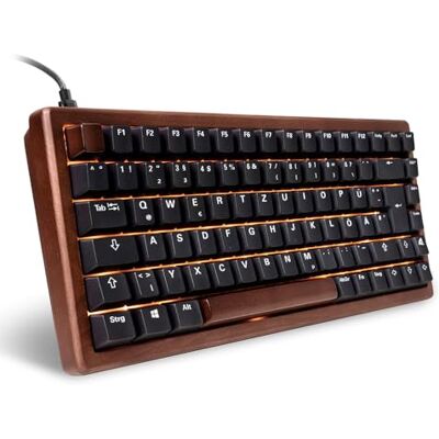 Sharkoon Skiller SGk50 S3 Wood, PBT, RGB Gaming Keyboard, 75% FR-lay-out Sharkoon Skiller SGk50 S3 Wood, PBT, RGB Gaming Keyboard, 75% FR-lay-out