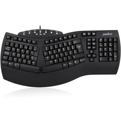 Perixx PERIBOARD-512 - Ergonomisch gedeeld toetsenbord - Natuurlijk ontwerp - 485x2 Perixx PERIBOARD-512 - Ergonomisch gedeeld toetsenbord - Natuurlijk ontwerp - 485x2