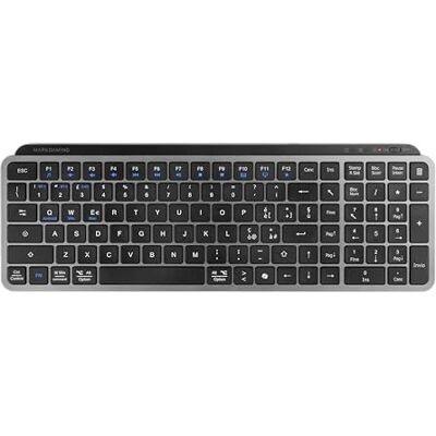 Mars Gaming MK-SILENKEYS, Italiaans, Draadloos Compact Full-Format Toetsenbord, Laag Profiel, Stille Schaar Schakelaars, Copilot AI-toets, Bluetooth 5.1 Dual + 2.4GPRO, 200u Batterij, PC/Mac, Zwart Mars Gaming MK-SILENKEYS, Italiaans, Draadloos Compact Full-Format Toetsenbord, Laag Profiel, Stille Schaar Schakelaars, Copilot AI-toets, Bluetooth 5.1 Dual + 2.4GPRO, 200u Batterij, PC/Mac, Zwart