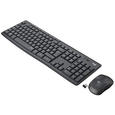 Logitech MK295 draadloze muis- en toetsenbordcombinatie met SilentTouch-technologie,geavanceerde optische tracking, vertragingsvrije draadloze verbinding, 90% minder geluid, Belgische indeling Zwart Layout Nederlands-Belgisch AZERTY grijs Logitech MK295 draadloze muis- en toetsenbordcombinatie met SilentTouch-technologie,geavanceerde optische tracking, vertragingsvrije draadloze verbinding, 90% minder geluid, Belgische indeling Zwart Layout Nederlands-Belgisch AZERTY grijs