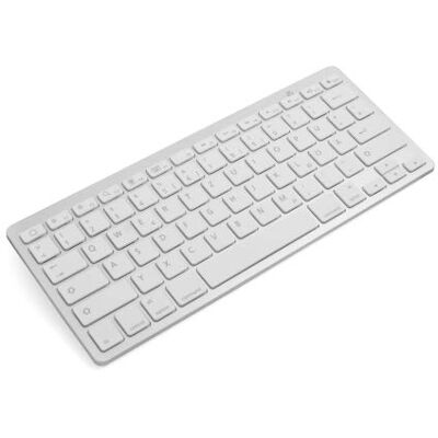SYSTEM-S Bluetooth draadloos draadloos toetsenbord QWERTY Spaans voor iOS voor Android voor Mac voor Windows SYSTEM-S Bluetooth draadloos draadloos toetsenbord QWERTY Spaans voor iOS voor Android voor Mac voor Windows