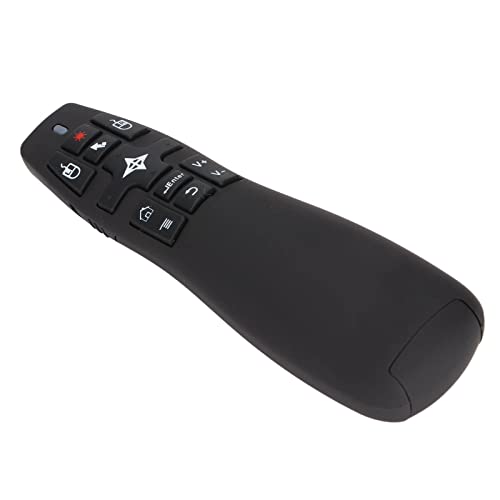 NEZE Mini draadloze presentatieklikker, presentatieklikker Air Mouse-functie Stijlvolle look USB 2,4 GHz voor vergaderingen voor multimediaonderwijs