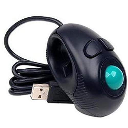 TOSSPER Draagbare Mini Trackball Muis Laptop Usb Gaming Muis Orbit Trackball Muis Bedrade Ergonomische Game Computer Muizen