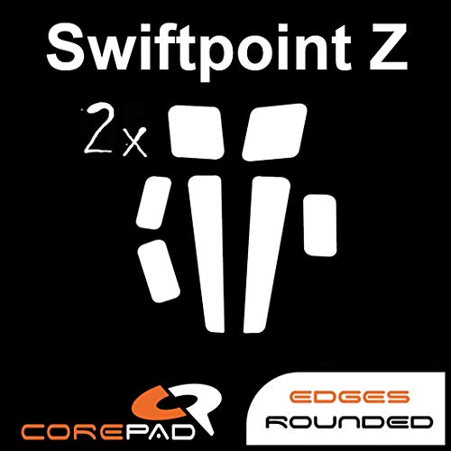 Corepad Skatez PRO 187 vervangende muisvoeten voor Swiftpoint Z