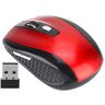 Hebrew 2.4G muis Draadloze muis Infrarood verlichtingstechnologie Lange levensduur Optische positioneringstechnologie Ergonomisch ontwerp Kantoor voor thuis(red)