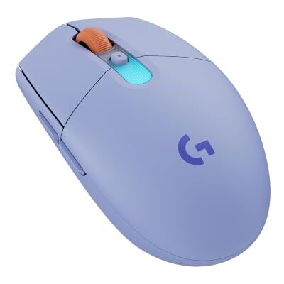 Logitech G305 X SUPERLIGHT, draadloze gaming muis Lichtgewicht, 61 g, oplaadbare gaming muis, HERO 44K-sensor, LIGHTSYNC RGB, 6 knoppen, LIGHTSPEED, Bluetooth, Mac/pc Lila Logitech G305 X SUPERLIGHT, draadloze gaming muis Lichtgewicht, 61 g, oplaadbare gaming muis, HERO 44K-sensor, LIGHTSYNC RGB, 6 knoppen, LIGHTSPEED, Bluetooth, Mac/pc Lila