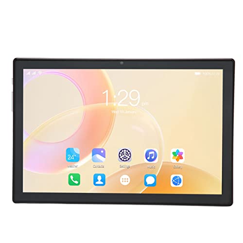 Shanrya Tablet 10 inch, IPS-display, wit, 6 GB RAM, 256 GB ROM, voor bedrijven (EU-stekker)