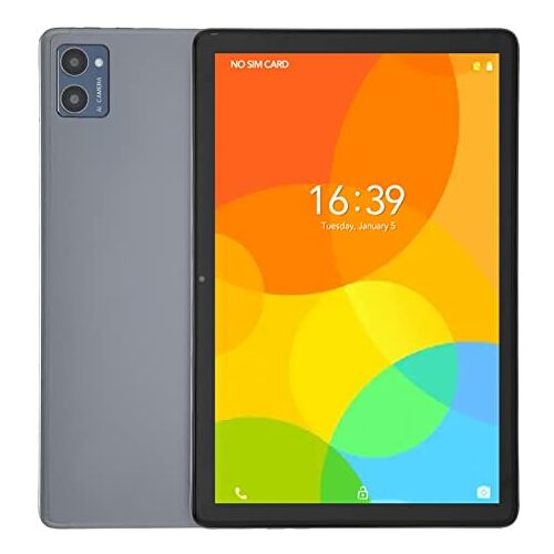 Naroote 10,1-inch Tablet, 4G LTE HD IPS HD-tablet voor Bedrijven (Grijs)