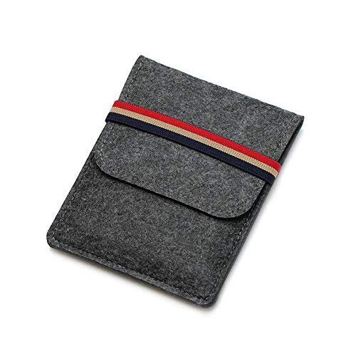 Unique Vilt mouw Pouch Case Cover Voor 6 inch Ereader kobo editie 2 pocketbook 6 inch ereader tas (zwart)