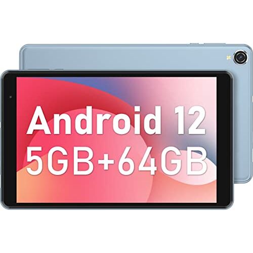 Blackview Tab 5 Tablet 8 inch Android 12, Tablet Goedkope 5 64 GB/TF 1 TB, 5580 mAh, 1280 x 800 HD+, Dual Camera, Tablet WiFi/Bluetooth/Type-C/OTG/eBook Mode/Dual Box Speakers/2 jaar garantie