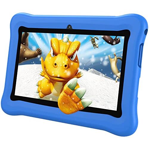 MASKJET Kindertablet, 7 inch,  tablet, HD-display, Android 11 tablet voor kinderen, peuters, tablet kinderen, opvoeden tablet met wifi, bluetooth, dubbele camera, kindertablet, 2 GB + 16 GB
