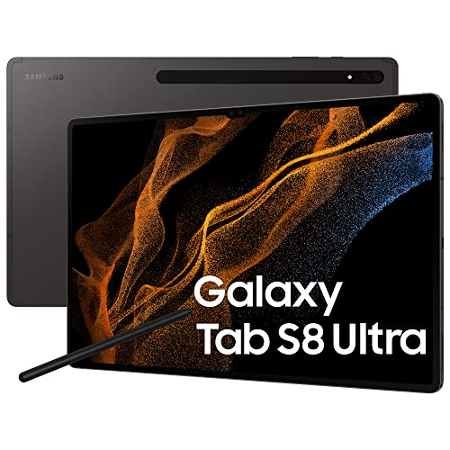 Samsung Galaxy Tab S8 Ultra Tablet Android 14,6 inch 5G RAM 12GB 256GB Tablet Android 12 Graphite [Italiaanse versie] 2022