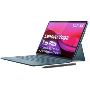 Lenovo Yoga Tab Plus Tablet 12,7 inch 3K (Qualcomm Snapdragon 8 Gen 3, 16 GB RAM, 256 GB UFS 4.0, 144 Hz, Wi-Fi 7, Bluetooth 5.4, Android 14) Tidal Teal met toetsenbord + stylus Lenovo Yoga Tab Plus Tablet 12,7 inch 3K (Qualcomm Snapdragon 8 Gen 3, 16 GB RAM, 256 GB UFS 4.0, 144 Hz, Wi-Fi 7, Bluetooth 5.4, Android 14) Tidal Teal met toetsenbord + stylus