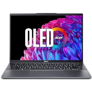 Acer Swift Go 14 OLED (SFG14-63-R81N) Ultrathin/laptop, 14 inch WQ2.8K OLED-display, AMD Ryzen 7 8845HS, 32 GB RAM, 1 TB SSD, AMD Radeon graphics, Windows 11, QWERTZ toetsenbord, grijs Acer Swift Go 14 OLED (SFG14-63-R81N) Ultrathin/laptop, 14 inch WQ2.8K OLED-display, AMD Ryzen 7 8845HS, 32 GB RAM, 1 TB SSD, AMD Radeon graphics, Windows 11, QWERTZ toetsenbord, grijs