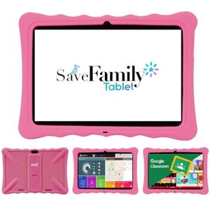 SaveFamily Relojes con GPS Tablet Infantil Savefamily Evolution 10" 2GB/32GB Rosa (Pink) SF-TER10