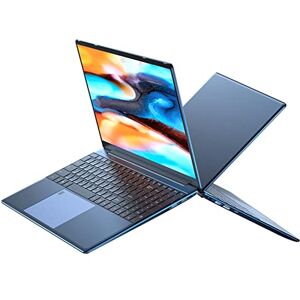 Bewinner 15.6 Inch Laptop Blauw, DDR4 8G RAM, 128GB/256GB/512GB ROM 11 Laptop Ultra-Slim, 1980x1080 HD, 180° Flat Opening, Vingerafdruk Backlight (8+512G EU-stekker)