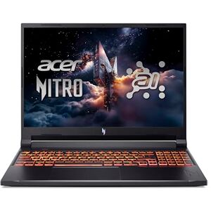Acer Nitro V 16 AI (ANV16-42-R4QR) Gaming laptop, 16" WUXGA IPS 180Hz Display, AMD Ryzen 7 260, 16 GB RAM, 1 TB SSD, NVIDIA GeForce RTX 5060, Windows 11, QWERTZ toetsenbord, zwart Acer Nitro V 16 AI (ANV16-42-R4QR) Gaming laptop, 16" WUXGA IPS 180Hz Display, AMD Ryzen 7 260, 16 GB RAM, 1 TB SSD, NVIDIA GeForce RTX 5060, Windows 11, QWERTZ toetsenbord, zwart