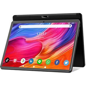 FEONAL Tablet 10 inch Android 12 Tablet 2022 nieuwste update Octa-Core-processor met 64 GB geheugen, dubbele camera 13 MP + 5 MP, wifi, Bluetooth, GPS, ondersteunt 512 GB uitbreiding