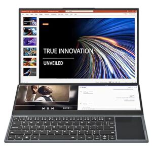 KingnovyPC Windows 11 Gaming Laptop Dual Screen 16 Inch IPS + 14'' Touch Intel i7-10750H Slim Notebook PC Gamer Computer, 64GB RAM 1TB SSD