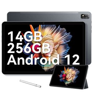 Blackview Tablet 11 Inch, TAB 16 Tablet Android 12, 14GB + 256GB+1TB TF/Dual 4G LTE + 5G WiFi, 2000 * 1200/7680mAh/13 + 8MP/Octa-Core/Gezicht ID/TÜV/GMS/PC-modus/GPS/Met Capacitieve Pen Tablet PC