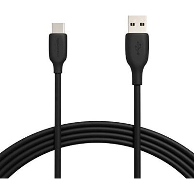 Amazon Basics USB-C-naar-USB-A 2.0-snellaadkabel, snelheid 480 Mbps, USB-IF-gecertificeerd, voor Apple iPhone 16/15, iPad, Samsung Galaxy, tablets, laptops, 10 ft (3 m), zwart Amazon Basics USB-C-naar-USB-A 2.0-snellaadkabel, snelheid 480 Mbps, USB-IF-gecertificeerd, voor Apple iPhone 16/15, iPad, Samsung Galaxy, tablets, laptops, 10 ft (3 m), zwart