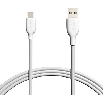 Amazon Basics USB-C-naar-USB-A 2.0-snellaadkabel voor Android-telefoons, snelheid 480 Mbps, USB-IF-gecertificeerd, voor Apple iPhone 16/15, iPad, Samsung Galaxy, tablets, laptops, 6 ft (1,80 m), wit Amazon Basics USB-C-naar-USB-A 2.0-snellaadkabel voor Android-telefoons, snelheid 480 Mbps, USB-IF-gecertificeerd, voor Apple iPhone 16/15, iPad, Samsung Galaxy, tablets, laptops, 6 ft (1,80 m), wit