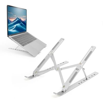 ACT Inklapbare laptopstandaard, 7-traps in hoogte verstelbaar, Essentials AC8121 ACT Inklapbare laptopstandaard, 7-traps in hoogte verstelbaar, Essentials AC8121