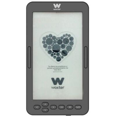 WOXTER E-Book Scriba 195 S Black Compacte e-book reader, 4,7 inch, 960 x 540, E-Ink-display, parelwit, EPUB, PDF, 4 GB, 2000+ boeken, zwart WOXTER E-Book Scriba 195 S Black Compacte e-book reader, 4,7 inch, 960 x 540, E-Ink-display, parelwit, EPUB, PDF, 4 GB, 2000+ boeken, zwart
