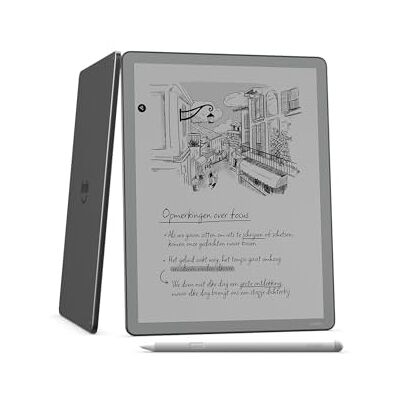 Amazon Kindle Scribe zonder voorlicht 16 GB (nieuwste generatie): papierachtig scherm van 11 inch. Dunner, lichter, sneller. Schrijf in het ingebouwde notitieboek, de documenten en boeken Amazon Kindle Scribe zonder voorlicht 16 GB (nieuwste generatie): papierachtig scherm van 11 inch. Dunner, lichter, sneller. Schrijf in het ingebouwde notitieboek, de documenten en boeken