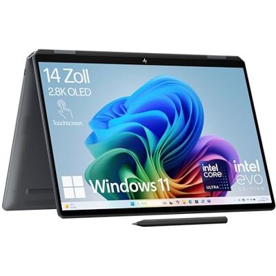 HP OmniBook Ultra Flip Next Gen AI Laptop Intel Core Ultra 7 256V met speciale NPU voor AI 47 NPU Tops Copilot+ 14" 2,8K OLED Touchscreen 16 GB 1TB SSD Win11 QWERTZ Eclipse Gray HP OmniBook Ultra Flip Next Gen AI Laptop Intel Core Ultra 7 256V met speciale NPU voor AI 47 NPU Tops Copilot+ 14" 2,8K OLED Touchscreen 16 GB 1TB SSD Win11 QWERTZ Eclipse Gray