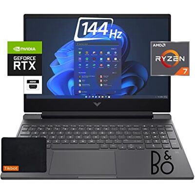 HP Victus Laptop 15,6 inch (39,6 cm) 144 Hz 1080p Gaming Laptop AMD Ryzen 7 5800H GeForce RTX 3050 Ti Windows 11 w/Mouse Pad (32 GB RAM, 2 TB PCIe SSD) HP Victus Laptop 15,6 inch (39,6 cm) 144 Hz 1080p Gaming Laptop AMD Ryzen 7 5800H GeForce RTX 3050 Ti Windows 11 w/Mouse Pad (32 GB RAM, 2 TB PCIe SSD)