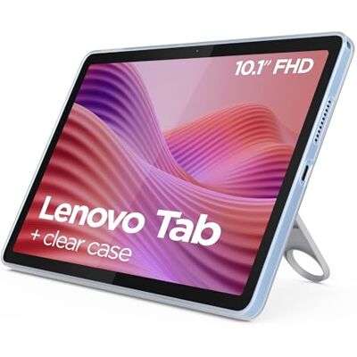 Lenovo Tab, display 10,1 inch FHD, processor Mediatek Helio G85, RAM 4 GB, geheugen 128 GB, WiFi 6, tablet Android 14, TPU-hoes inclusief polarblauw Lenovo Tab, display 10,1 inch FHD, processor Mediatek Helio G85, RAM 4 GB, geheugen 128 GB, WiFi 6, tablet Android 14, TPU-hoes inclusief polarblauw