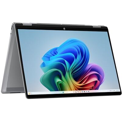 HP OmniBook X Flip 2-in-1 Next Gen AI laptop AMD Ryzen AI 7 350 (8C) speciale NPU voor KI 50 NPU Tops Copilot+ PC 14" 3K 2880x1800 OLED-touchscreen 16GB 1TB SSD Win11 QWERTZ zilver HP OmniBook X Flip 2-in-1 Next Gen AI laptop AMD Ryzen AI 7 350 (8C) speciale NPU voor KI 50 NPU Tops Copilot+ PC 14" 3K 2880x1800 OLED-touchscreen 16GB 1TB SSD Win11 QWERTZ zilver