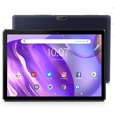 PRITOM Tablet 10 inch Android 10 Phone Tablet 3G, SIM, 32 GB Quad Core (TF 512 GB), batterij 6000 mAh, 8 MP achtercamera, ondersteunt 3G-oproepen, wifi, GPS, Bluetooth, USB Type C, zwart PRITOM Tablet 10 inch Android 10 Phone Tablet 3G, SIM, 32 GB Quad Core (TF 512 GB), batterij 6000 mAh, 8 MP achtercamera, ondersteunt 3G-oproepen, wifi, GPS, Bluetooth, USB Type C, zwart