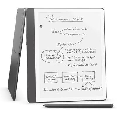Amazon Kindle Scribe (64 GB) Vernieuwd scherm met uniforme randen. Je kunt nu eenvoudig in boeken en documenten schrijven. Inclusief Premium Pen Tungsten Grey Amazon Kindle Scribe (64 GB) Vernieuwd scherm met uniforme randen. Je kunt nu eenvoudig in boeken en documenten schrijven. Inclusief Premium Pen Tungsten Grey