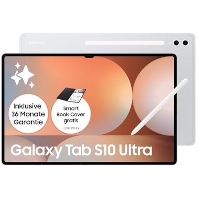 Samsung Galaxy Tab S10 Ultra AI-tablet, Android-tablet, 12 GB RAM, 512 GB geheugen, AMOLED-display, antireflectiecoating, inclusief S-pen, wifi, platina-zilver. Samsung Galaxy Tab S10 Ultra AI-tablet, Android-tablet, 12 GB RAM, 512 GB geheugen, AMOLED-display, antireflectiecoating, inclusief S-pen, wifi, platina-zilver.