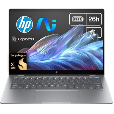 HP OmniBook X AI 14-fe0001ns Laptop IA, 35,6 cm (14 inch), 2,2K, Multitouch, QC Snapdragon X1E-78-100, 32 GB RAM, 1 TB SSD, Snapdragon X Elite, Windows 11 grijs, Spaans QWERTY-toetsenbord, 1000 GB, 32 HP OmniBook X AI 14-fe0001ns Laptop IA, 35,6 cm (14 inch), 2,2K, Multitouch, QC Snapdragon X1E-78-100, 32 GB RAM, 1 TB SSD, Snapdragon X Elite, Windows 11 grijs, Spaans QWERTY-toetsenbord, 1000 GB, 32