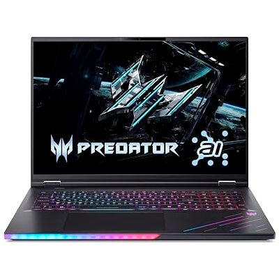 Acer Predator Helios 18 AI (PH18-73-96A7) Gaming laptop, 18 inch WQXGA MiniLED IPS 250Hz Display, Intel Core Ultra 9 275HX, 32 GB RAM, 2 TB SSD, NVIDIA GeForce RTX 5080, Windows 11, QWERTZ toetsenbord Acer Predator Helios 18 AI (PH18-73-96A7) Gaming laptop, 18 inch WQXGA MiniLED IPS 250Hz Display, Intel Core Ultra 9 275HX, 32 GB RAM, 2 TB SSD, NVIDIA GeForce RTX 5080, Windows 11, QWERTZ toetsenbord