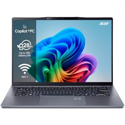 Acer Swift Go 14 AI SFG14-01-X4HC Laptop 14,5 inch WQXGA 120Hz (Qualcomm Snapdragon X Plus, 16 GB RAM, 512 GB SSD, Qualcomm Adreno Windows 11 Home PC Copilot+) Grijs, Spaans QWERTY-toetsenbord Acer Swift Go 14 AI SFG14-01-X4HC Laptop 14,5 inch WQXGA 120Hz (Qualcomm Snapdragon X Plus, 16 GB RAM, 512 GB SSD, Qualcomm Adreno Windows 11 Home PC Copilot+) Grijs, Spaans QWERTY-toetsenbord