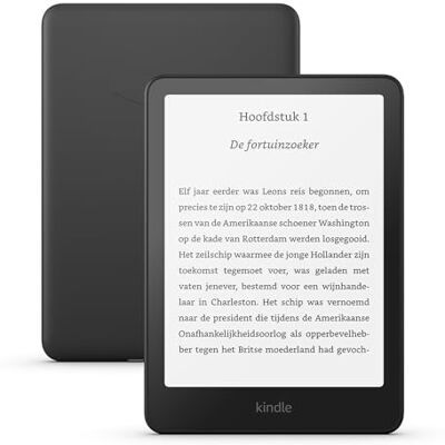 Amazon Kindle Paperwhite (nieuwste generatie) – Onze snelste Kindle ooit, met een nieuw ontspiegeld scherm en een batterijduur van meerdere weken – 16 GB – Zwart Amazon Kindle Paperwhite (nieuwste generatie) – Onze snelste Kindle ooit, met een nieuw ontspiegeld scherm en een batterijduur van meerdere weken – 16 GB – Zwart