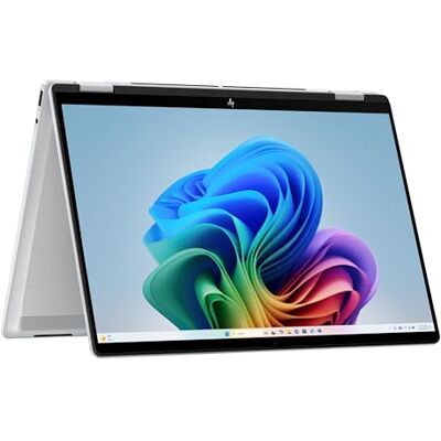 HP OmniBook X Flip 2-in-1 Next Gen AI laptop Intel Core Ultra 7 256V speciale NPU voor KI, 47 NPU Tops, Copilot+ PC, 14" 3K 2880x1800 OLED Touchscreen 16GB 1TB SSD Win11 QWERTZ zilver HP OmniBook X Flip 2-in-1 Next Gen AI laptop Intel Core Ultra 7 256V speciale NPU voor KI, 47 NPU Tops, Copilot+ PC, 14" 3K 2880x1800 OLED Touchscreen 16GB 1TB SSD Win11 QWERTZ zilver