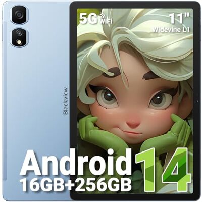 Blackview Tablet 11 inches Android 15 Tab 9 WiFi 24 GB (8 + 16 uitbreidingen) RAM + 256 GB ROM (2 TB TF) Gemini AI/8200 mAh/1920 * 1200 FHD IPS Widevide L1/Face ID/PC Mode/Octa-Core Tablet met Hoes Blackview Tablet 11 inches Android 15 Tab 9 WiFi 24 GB (8 + 16 uitbreidingen) RAM + 256 GB ROM (2 TB TF) Gemini AI/8200 mAh/1920 * 1200 FHD IPS Widevide L1/Face ID/PC Mode/Octa-Core Tablet met Hoes
