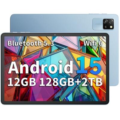 Blackview Tablet Android 15 Tab 60 WiFi 25,4 cm (10 inch), tablet-pc, 12 GB RAM + 128 GB ROM/2 TB TF, WiFi 6 Widevine L1, pc-modus 5100 mAh batterij tablets gaming dual camera 8 MP + 5 MP/WPS Suite Blackview Tablet Android 15 Tab 60 WiFi 25,4 cm (10 inch), tablet-pc, 12 GB RAM + 128 GB ROM/2 TB TF, WiFi 6 Widevine L1, pc-modus 5100 mAh batterij tablets gaming dual camera 8 MP + 5 MP/WPS Suite