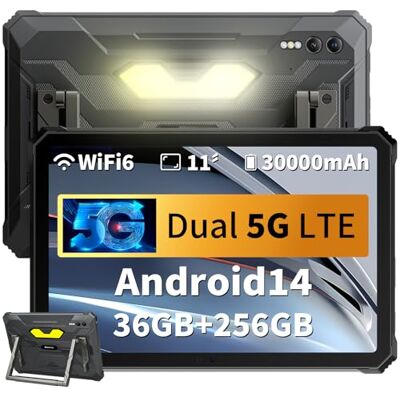 Blackview Active12 Pro tablet-pc met projector, 30.000 mAh/oplader met 120 W, 36 GB RAM + 256 GB ROM, 11 inch FHD+ Android 15 Rugged tablet, 108 MP + 50 MP, Dimensity 7300/Dual 5G LTE Blackview Active12 Pro tablet-pc met projector, 30.000 mAh/oplader met 120 W, 36 GB RAM + 256 GB ROM, 11 inch FHD+ Android 15 Rugged tablet, 108 MP + 50 MP, Dimensity 7300/Dual 5G LTE