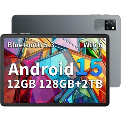 Blackview Tab60 WiFi Tablet Android 15, 12 GB + 128 GB (TF 2 TB) Octa-Core WiFi 6, Tablet 10 inch 5100 mAh 8 MP + 5 MP Widevine L1, Bluetooth 5.2, Gemini AI, GMS, pc-modus met meerdere vensters Blackview Tab60 WiFi Tablet Android 15, 12 GB + 128 GB (TF 2 TB) Octa-Core WiFi 6, Tablet 10 inch 5100 mAh 8 MP + 5 MP Widevine L1, Bluetooth 5.2, Gemini AI, GMS, pc-modus met meerdere vensters