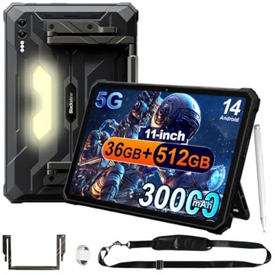 Blackview ACTIVE 10 PRO (Tablette Robuste 5G 10.95'' 12/512GB 30000mAh) BLACK Blackview ACTIVE 10 PRO (Tablette Robuste 5G 10.95'' 12/512GB 30000mAh) BLACK
