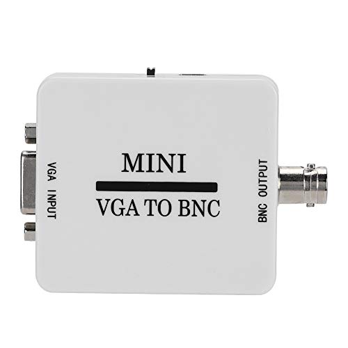 Sutinna Video-omzetter, Videoadaptermonitors, Videoadapter, mini HD VGA naar BNC 1920 x 1080 USB-video-omzetter voor HDTV-monitoren Tv's Computers