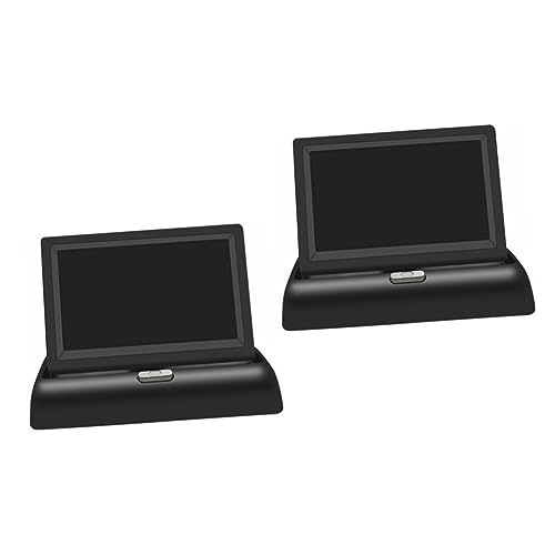 UKCOCO 2 Stuks Auto Hud Achteruitkijkmonitor Lcd Auto Achteruitkijk Monitor Monitoren 4,3 Inch-monitor Opname Van De Video Video-invoermonitor Auto Monitor Auto Dvd-monitor Camera Scherm